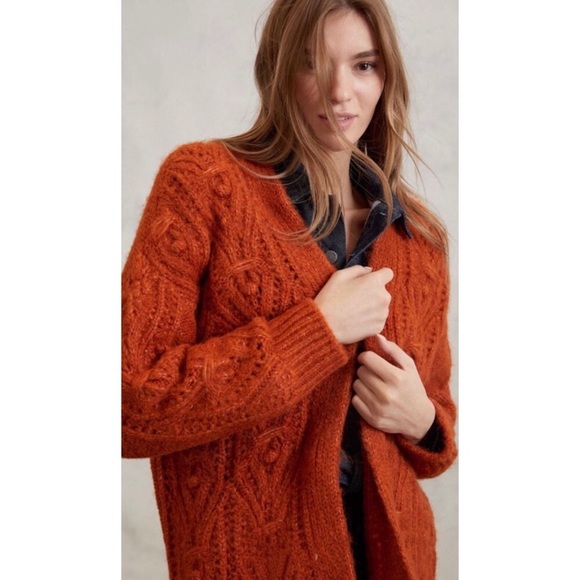 NWT ANTHROPOLOGIE NURIA TEXTURED CARDIGAN - Picture 6 of 11